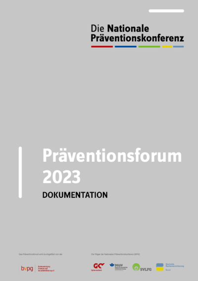 Startet den Dateidownload: Präventionsforum 2023 - Dokumentation - PDF-Datei (Dateigröße: 2,0 MB) Startet den Dateidownload: Präventionsforum 2023 - Dokumentation - PDF-Datei (Dateigröße: 2,0 MB)