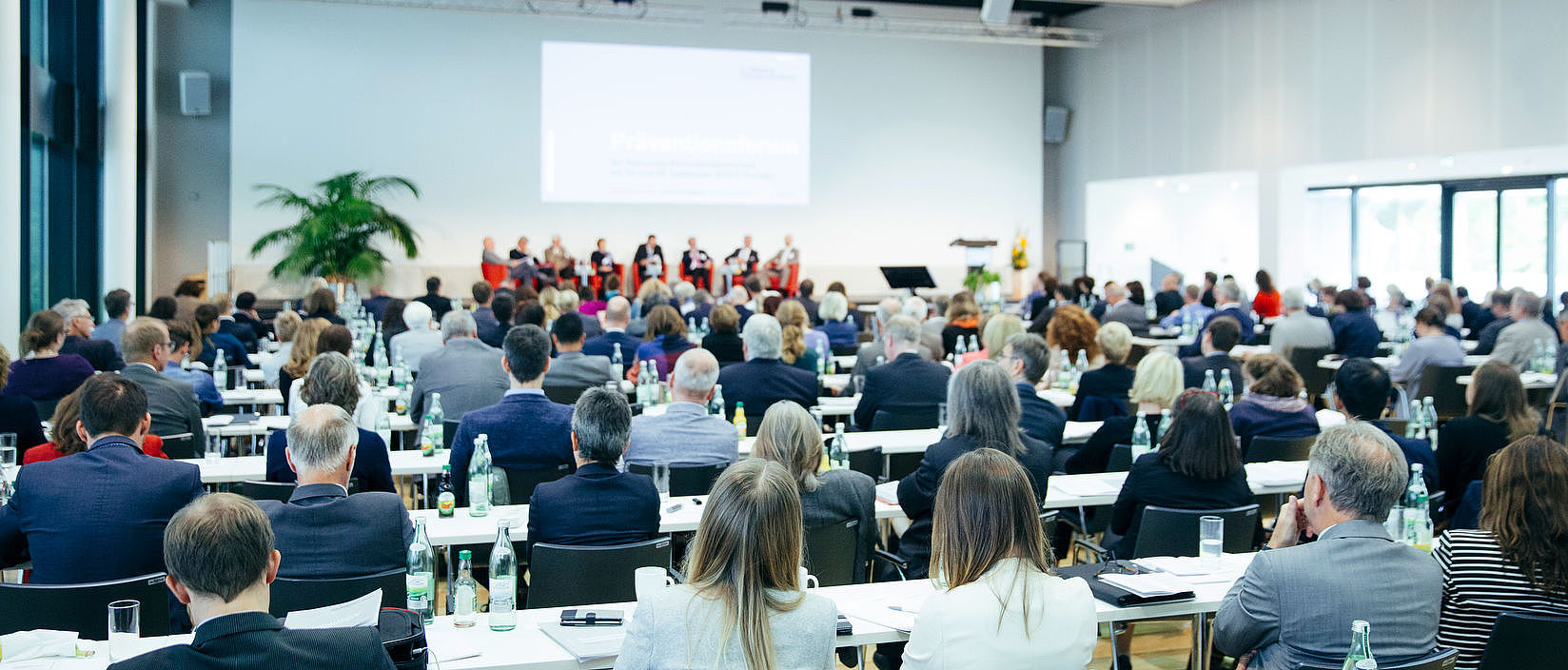 Blick in den Saal beim Präventionsforum 2018 Blick in den Saal beim Präventionsforum 2018