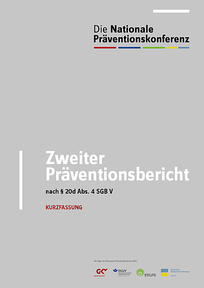 Cover des zweiten NPK-Präventionsberichts - Kurzfassung Cover des zweiten NPK-Präventionsberichts - Kurzfassung