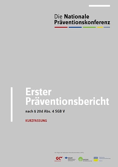 Cover der Kurzfassung des NPK-Präventionsberichts 2019 Cover der Kurzfassung des NPK-Präventionsberichts 2019